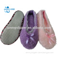 Lady OEM winter warm TPR sole lace dance ballet shoes and slippers